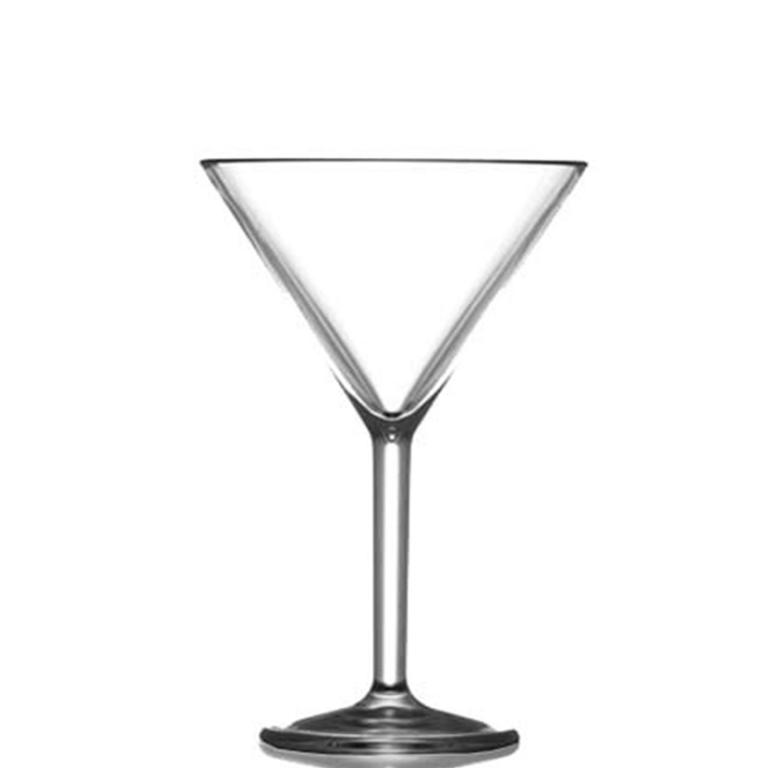 Martiniglas 20 cl. Kunststoff